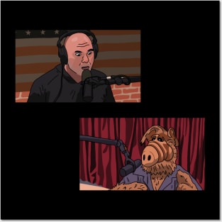 Joe Rogan X Alf Posters and Art